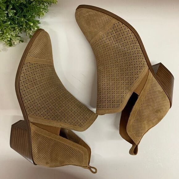 $350 Sigerson Morrison Belle Ankle Boot Terra Suede 37EU 7US - Picture 8 of 10